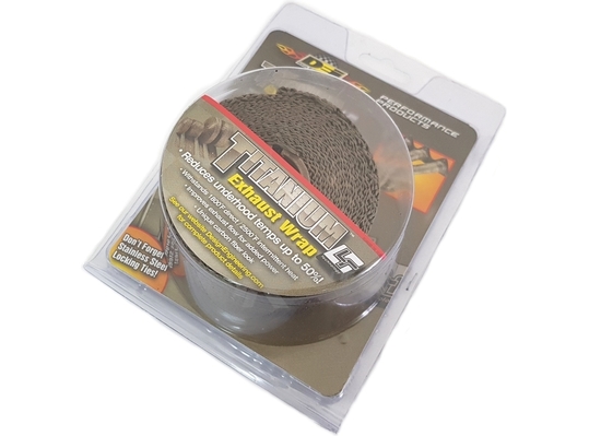 DEI Термолента титановаяTitanium Exhaust Wrap 10.6 метров 2''x35ft (5см/10.6м)