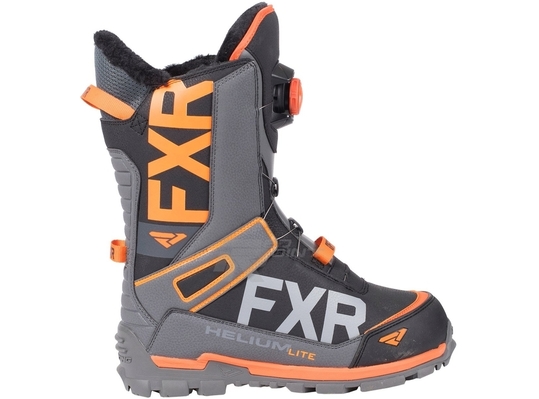 FXR Ботинки Helium Lite BOA Black/Char/Orange размер 43 (US10) (29 см)