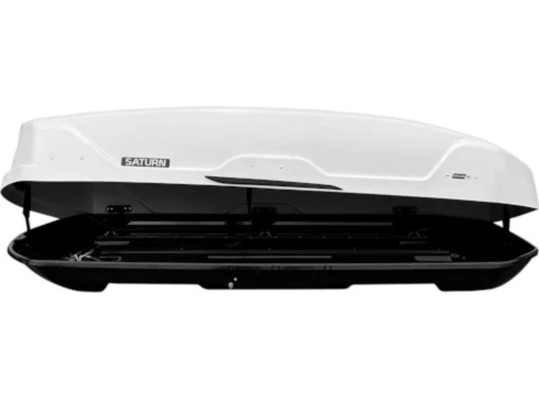 Saturn Бокс на крышу Saturn 800, белый матовый 800л - 228 x 100 x 46см