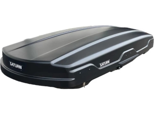 Saturn Бокс на крышу Saturn 650, черный матовый 650л - 228 x 100 x 35см