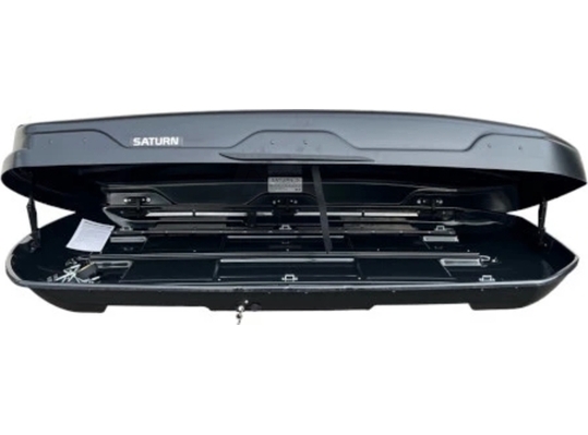 Saturn Бокс на крышу Saturn 650, черный матовый 650л - 228 x 100 x 35см