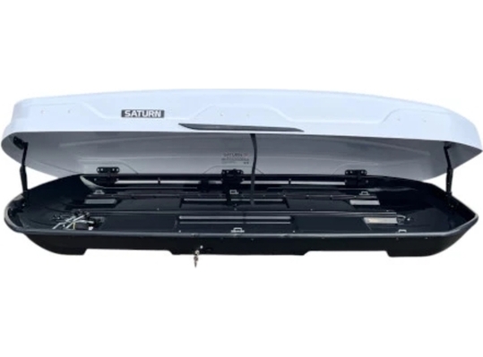 Saturn Бокс на крышу Saturn 650, белый матовый 650л - 228 x 100 x 35см