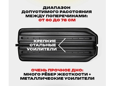 APEX Автобокс APEX 240 - обьём 240 литров / размер 136 х 60 х 37 см / черный матовый